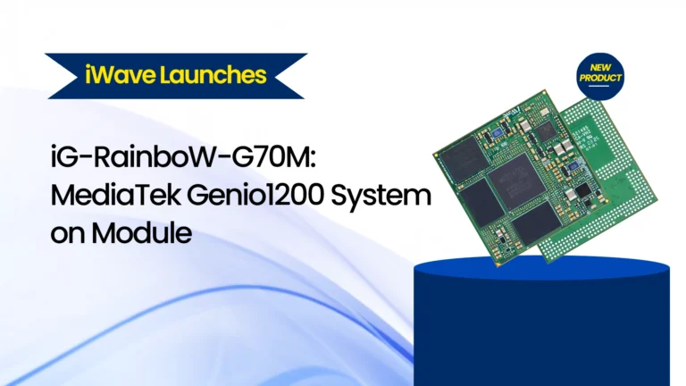 iWave Launches iG-RainboW-G70M: MediaTek Genio1200 System on Module