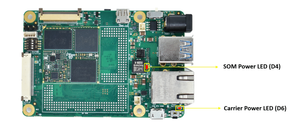 TI AM62Lx SBC Power On