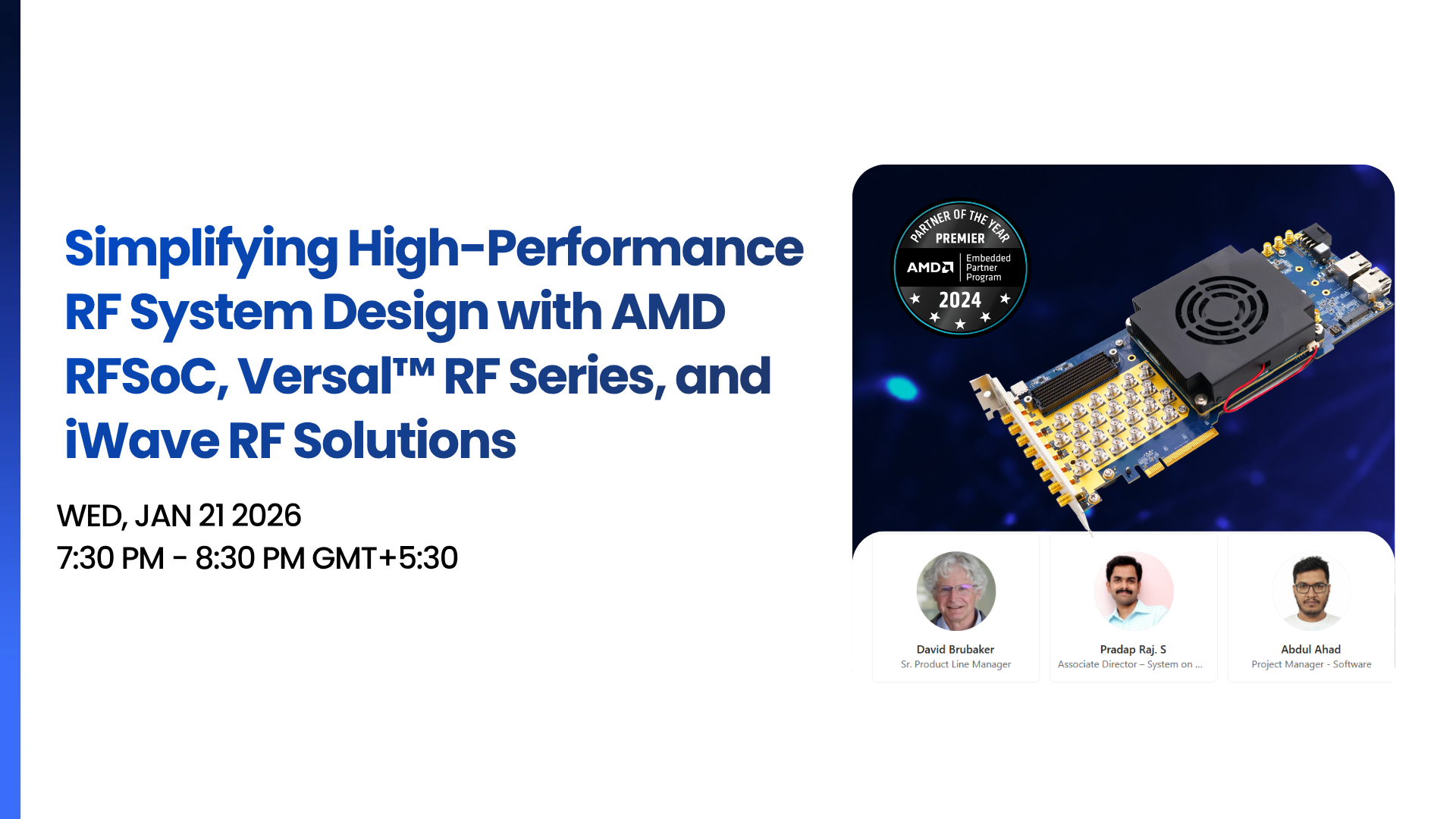 RF System Design with AMD RFSoC, Versal™ RF Series