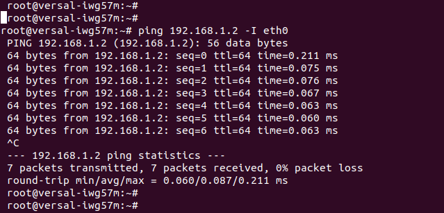 Board 1 Ping Test