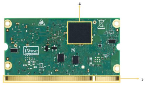 i.MX91 SODIMM SOM Bottom view