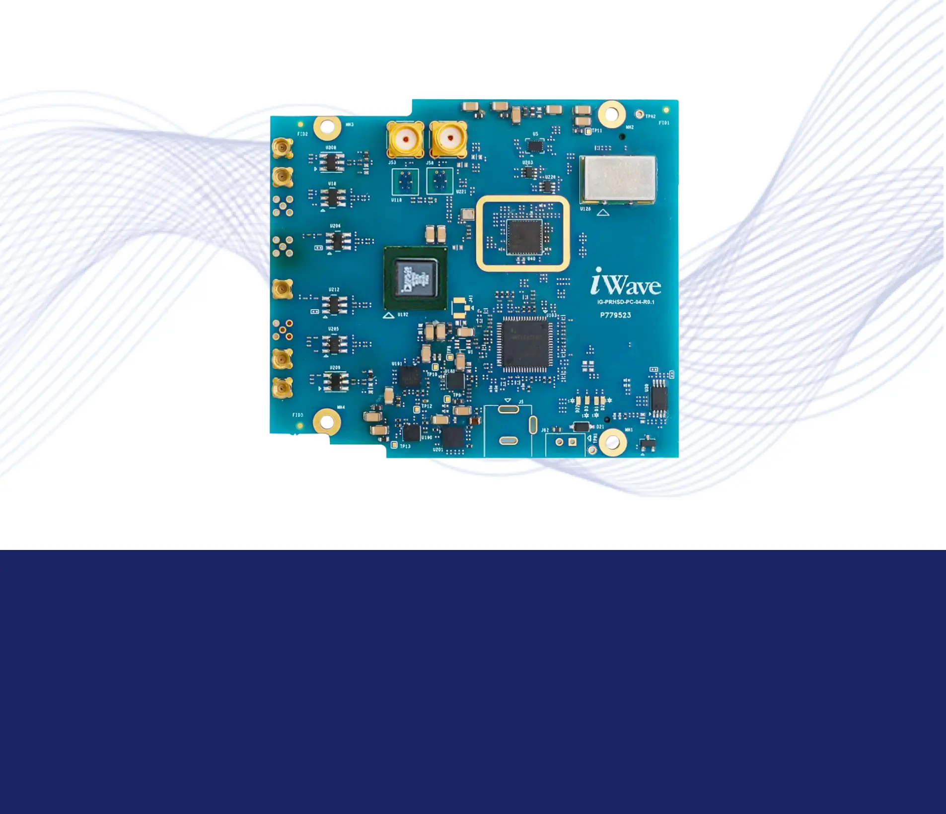 ADRV9002 ADC and DAC RF FMC+ Module