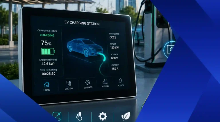 EV Charging Station: HMI Using Scalable System on Module Solutions