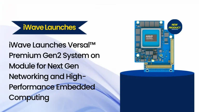 iWave Launches Versal™ Premium Gen2 System on Module for Next Gen Networking and High-Performance Embedded Computing