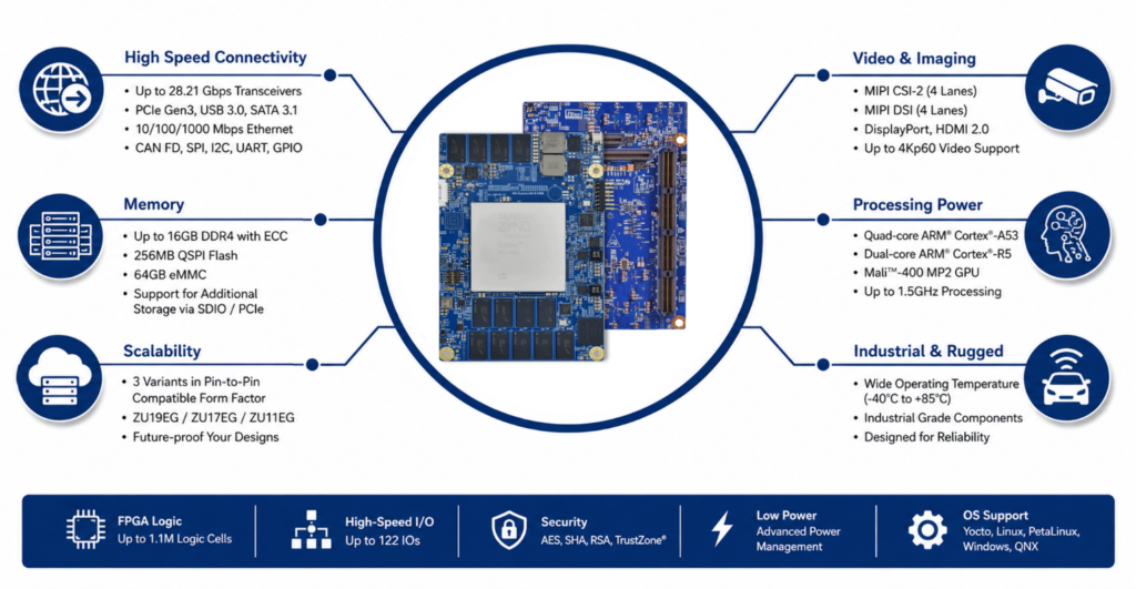 Zynq UltraScale+ MPSoC System on Module