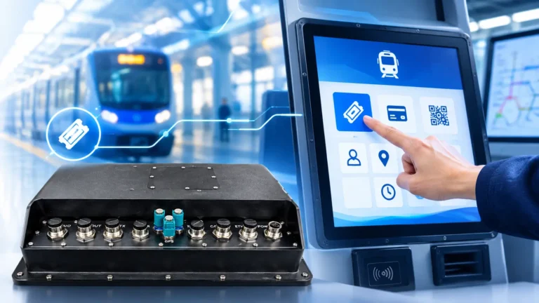 Custom HMI Solution for Ticketing System Display