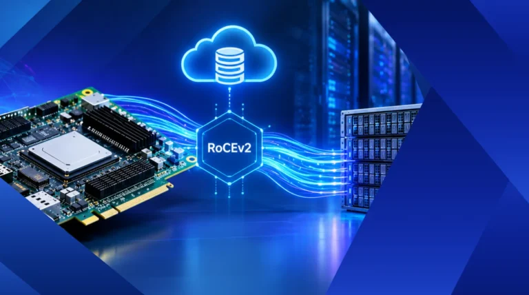 NVMe-oF over RoCEv2: FPGA-Based Disaggregated Storage Solution