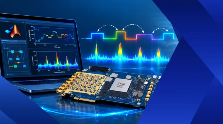 Implementing NCO Frequency Hopping with MATLAB on iWave Zynq™ UltraScale+™ RFSoC