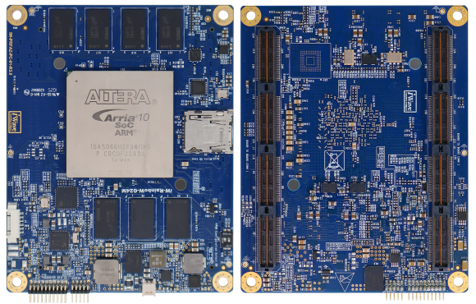 Arria®10 SoM & Custom Carrier Card for Digital Recording and AV Integration